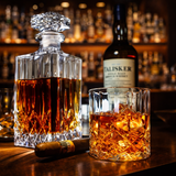 Whiskey Decanter - Set with Bottle and Glasses