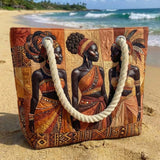 Handcrafted Beach Bag | Melanin Queens Glow